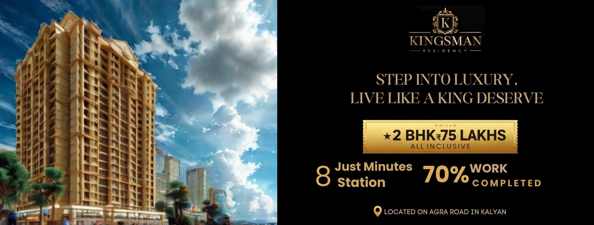 Kingsman Residency Kalyan West | Luxury Flat In Kalyan